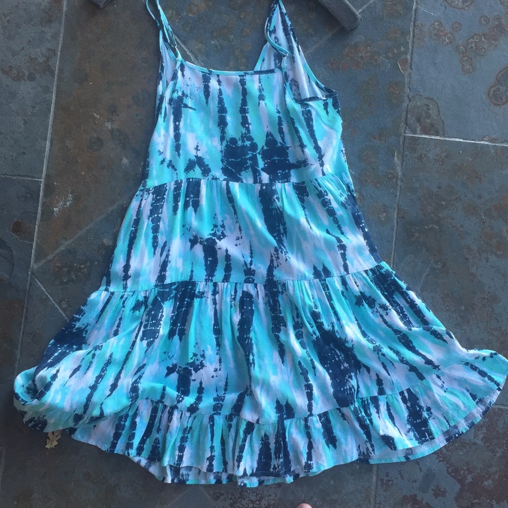 Blue Tye Dye Dress